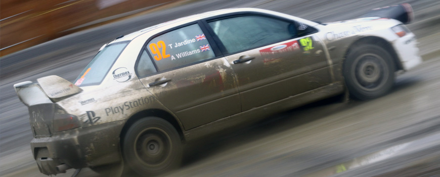 Thermex Sponsored Rally Car